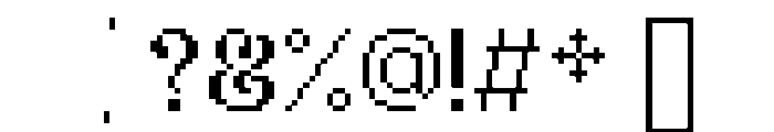 Louvette Pixel Regular Font OTHER CHARS