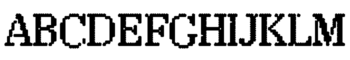 LouvettePixel Bold Font UPPERCASE