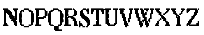 LouvettePixel Bold Font UPPERCASE