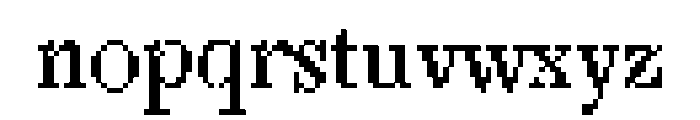 LouvettePixel Regular Font LOWERCASE