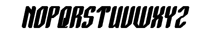 LOGIC MACHINE Bold Italic Font UPPERCASE