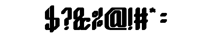 LOGIC MACHINE Bold Font OTHER CHARS