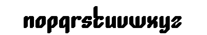 LOGIC MACHINE Bold Font LOWERCASE