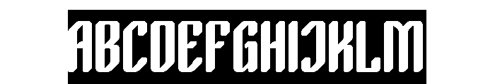 LOGIC MACHINE-Inverse Font UPPERCASE