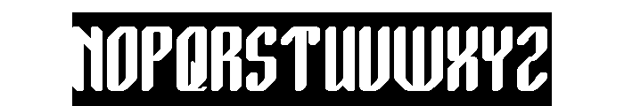LOGIC MACHINE-Inverse Font UPPERCASE