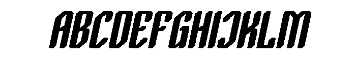 LOGIC MACHINE Italic Font UPPERCASE