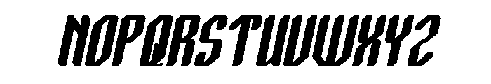 LOGIC MACHINE Italic Font UPPERCASE