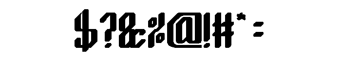 LOGIC MACHINE Font OTHER CHARS
