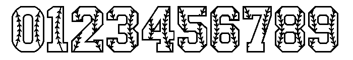 LOKEYDESIGNBaseball Font OTHER CHARS