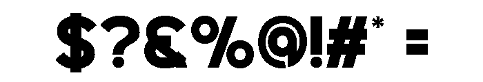 LORTHEN Bold Font OTHER CHARS