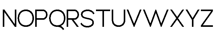 LORTHEN Thin Font UPPERCASE