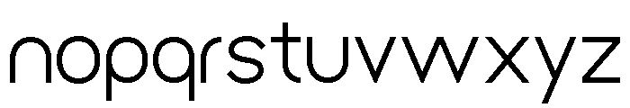 LORTHEN Thin Font LOWERCASE
