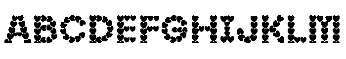 LOVE A LOT Font UPPERCASE