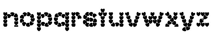 LOVE A LOT Font LOWERCASE
