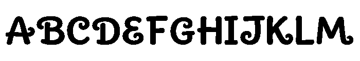 LOVE FEELS LIGHT Regular Font UPPERCASE