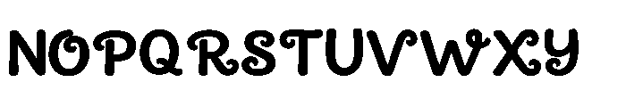 LOVE FEELS LIGHT Regular Font UPPERCASE