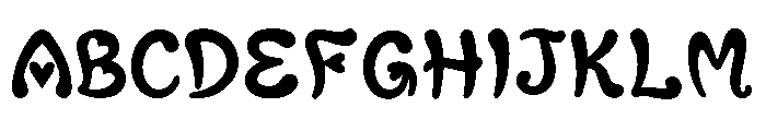 LOVE KEEPS ME WARM Regular Font UPPERCASE