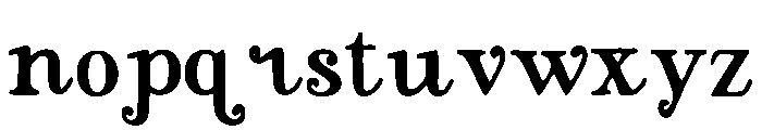 Lobster_Roll Font LOWERCASE