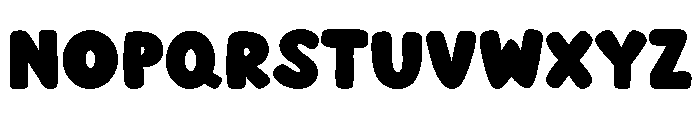 Lobster-Yellow Font LOWERCASE