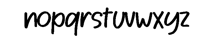 Lobter Enak Font LOWERCASE