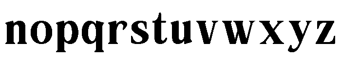 Locanara Regular Font LOWERCASE