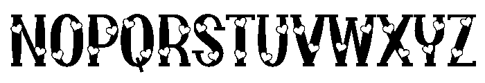 Locely Of Loves Regular Font LOWERCASE