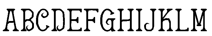 Lochta Font UPPERCASE