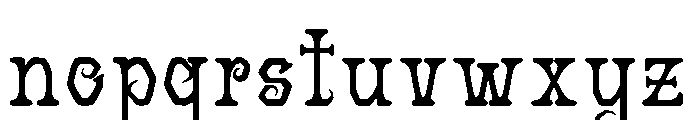 Lochta Font LOWERCASE