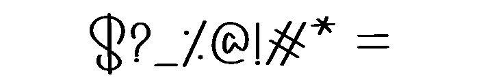 Locked Door Font OTHER CHARS