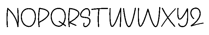 Locked Door Font UPPERCASE