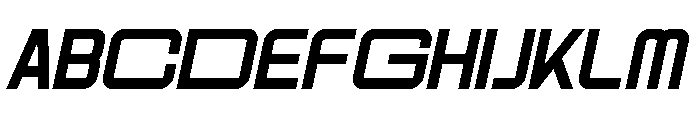 Locky Italic Font UPPERCASE