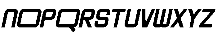 Locky Italic Font UPPERCASE