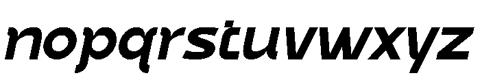 Locky Italic Font LOWERCASE
