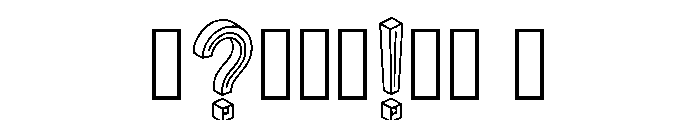 Locust Regular Font OTHER CHARS