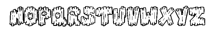 Log Cabin Font By Squee Regular Font LOWERCASE