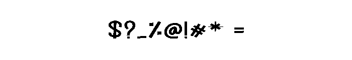 Logic Font OTHER CHARS