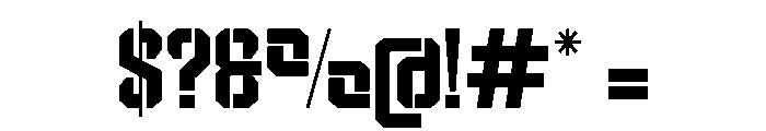 Logicore Regular Font OTHER CHARS