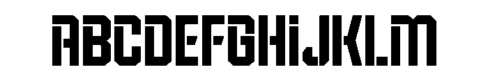 Logicore Regular Font UPPERCASE