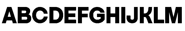 Logotika Black Font UPPERCASE