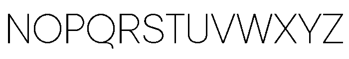 Logotika Extra Light Font UPPERCASE