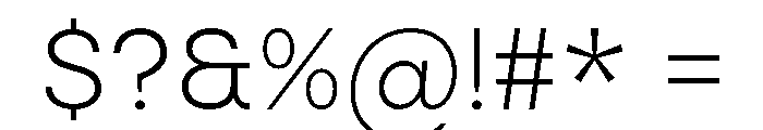 Logotika Light Font OTHER CHARS