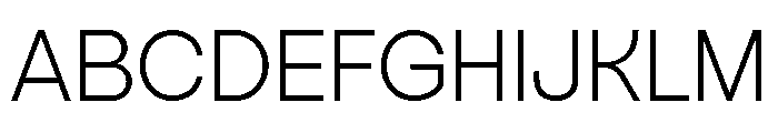 Logotika Light Font UPPERCASE