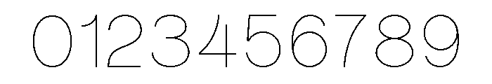 Logotika Thin Font OTHER CHARS