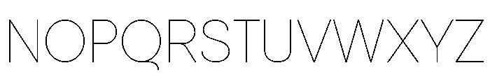 Logotika Thin Font UPPERCASE