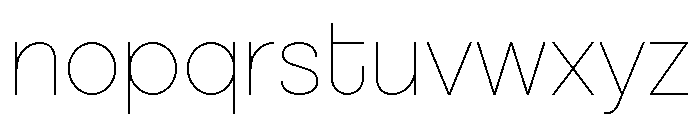 Logotika Thin Font LOWERCASE