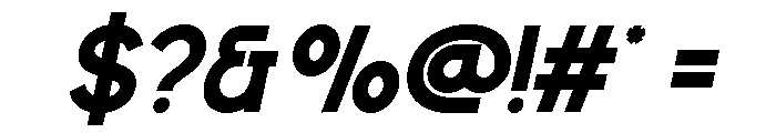 Logreto Italic Font OTHER CHARS