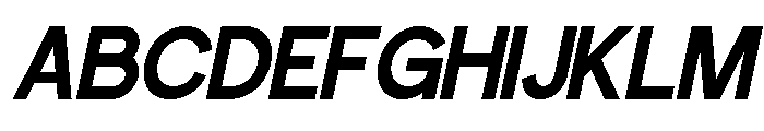 Logreto Italic Font UPPERCASE