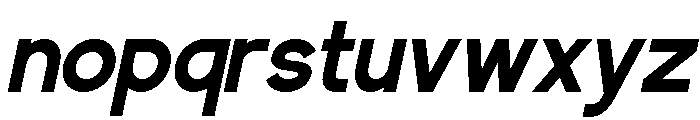 Logreto Italic Font LOWERCASE