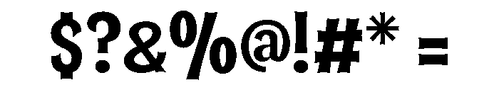 Loha Regular Font OTHER CHARS