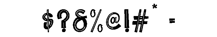 LokuPokanRegular Font OTHER CHARS